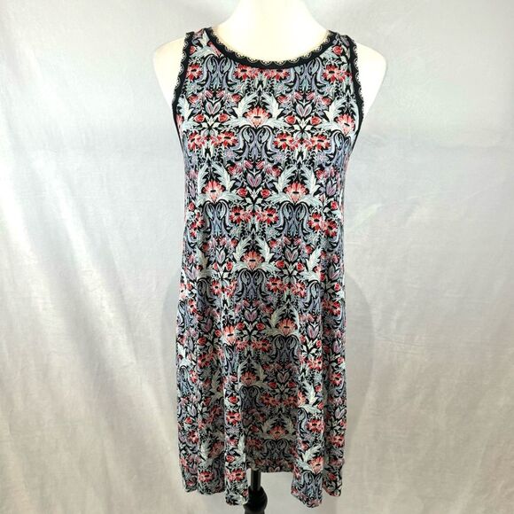 Loft all over print shift dress size XS petite - Picture 1 of 5